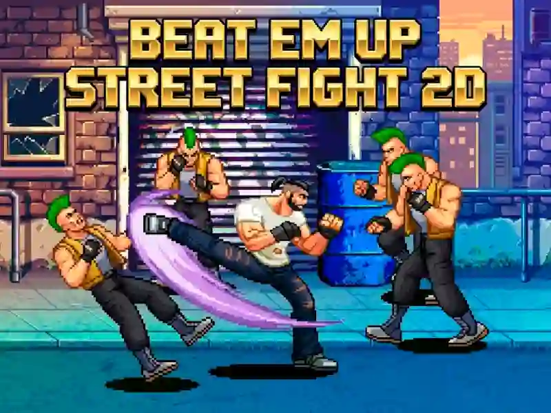 Xogo Beat Em Up Street Fight 2d en liña