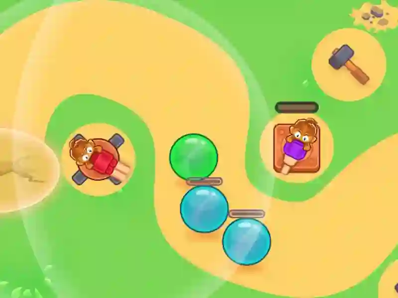 Xogo Monkey Bubble Defense en liña