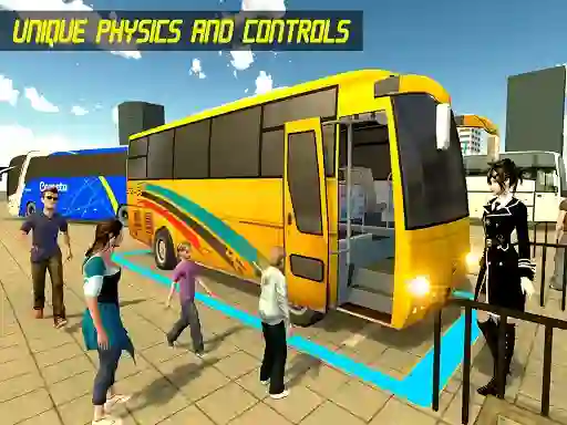 Xogo Modern Bus Parking Advance Bus en liña