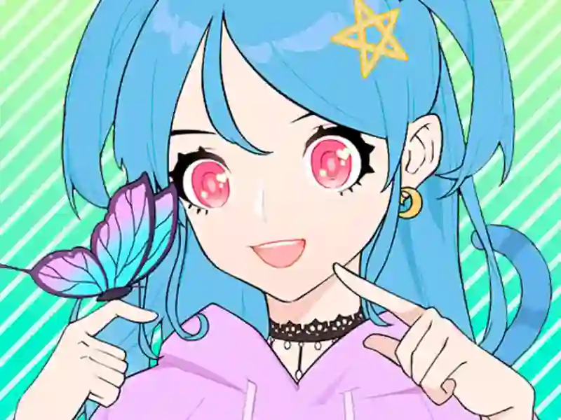 Xogo Anime Avatar Design en liña