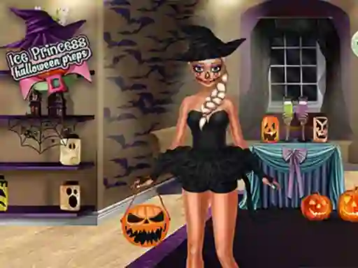 Xogo Ice Princess Halloween Preps en liña