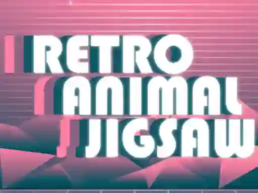Xogo Retro Animal Jigsaw en liña