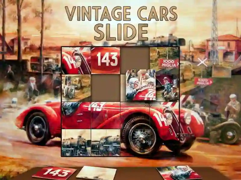 Xogo Vintage Cars Slide en liña