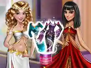 Xogo Dolly Princess vs. Villain Dress Up en liña