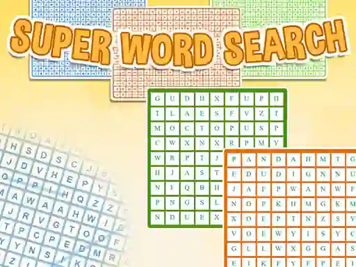 Xogo Super Word Search en liña