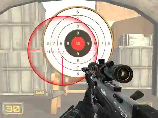 Xogo 3D FPS Target Shooting en liña