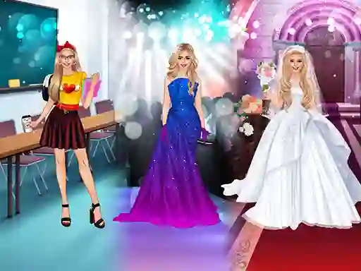 Xogo Superstar Career Dress Up en liña