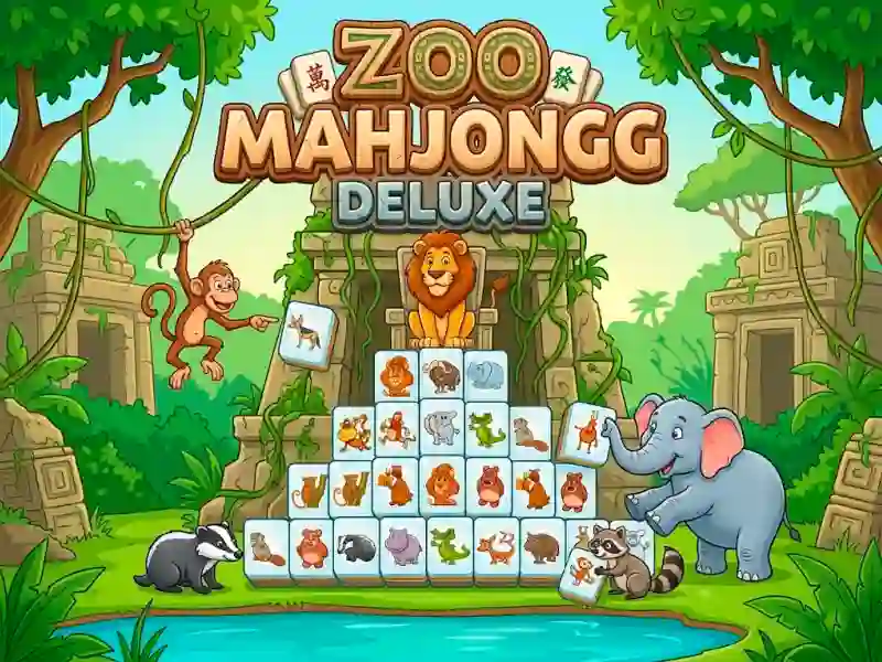 Xogo Zoo Mahjongg Deluxe en liña