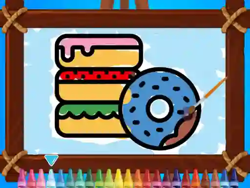 Xogo Kids Coloring Bakery en liña