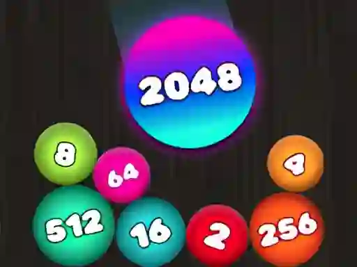 Xogo 2048 Puzzle: Connect the Balls en liña