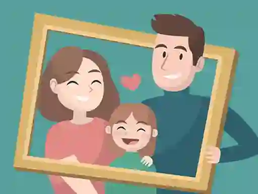 Xogo Happy Family Puzzle en liña