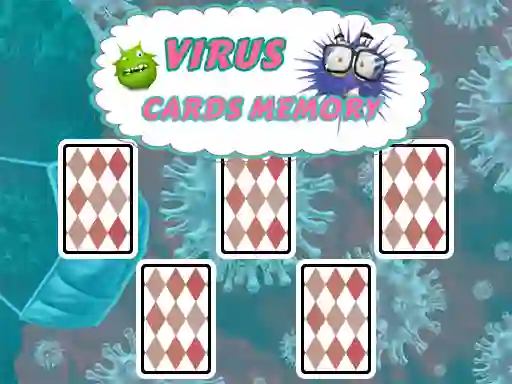 Xogo Virus Cards Memory en liña