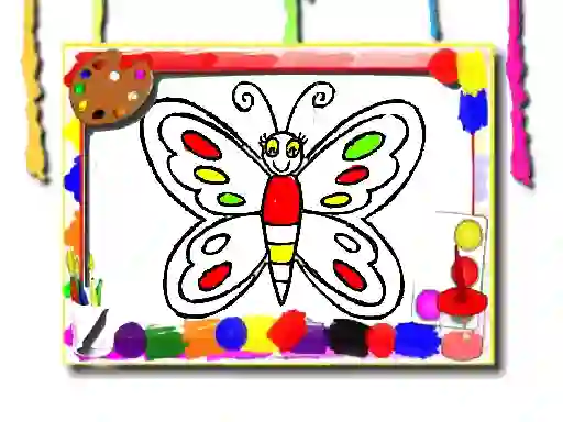 Xogo Butterfly Coloring Book en liña
