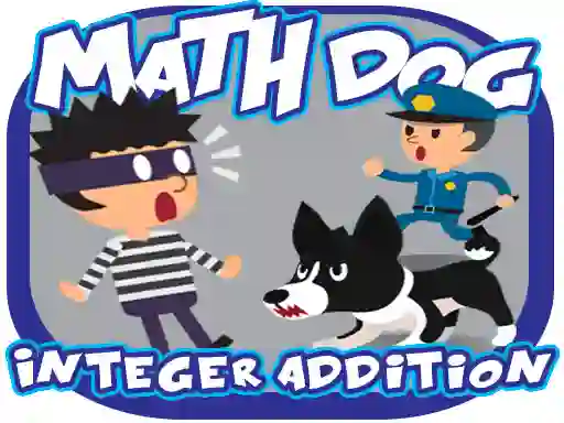 Xogo Math Dog Integer Addition en liña