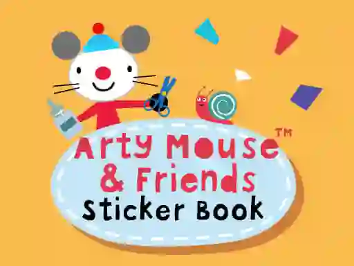 Xogo Arty Mouse & Friends Sticker Book en liña