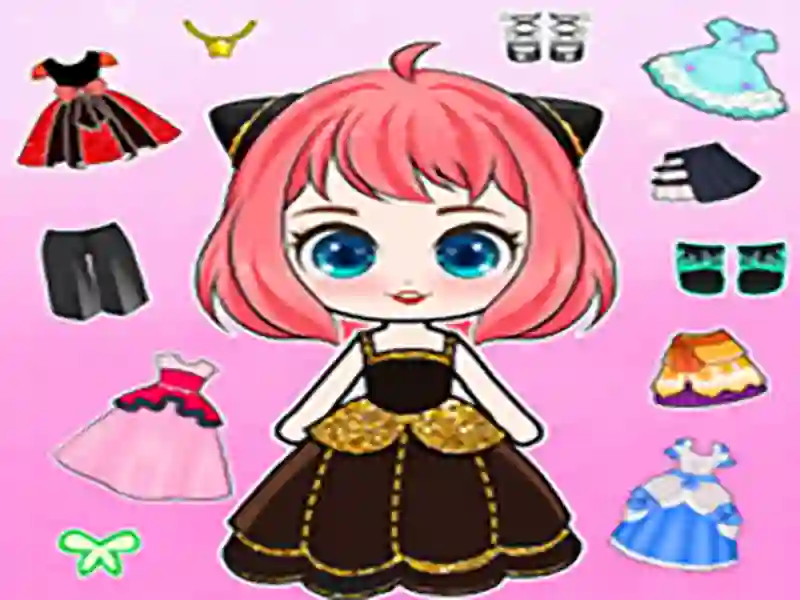 Xogo Chibi Doll Dress Up DIY en liña