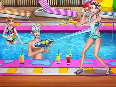 Xogo Sisters Pool Party en liña