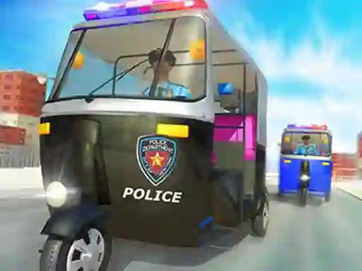 Xogo Police Auto Rickshaw 2020 en liña