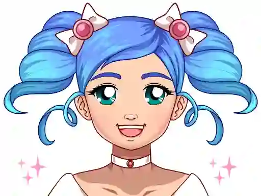 Xogo Kawaii Magical Girl Dress Up Game en liña