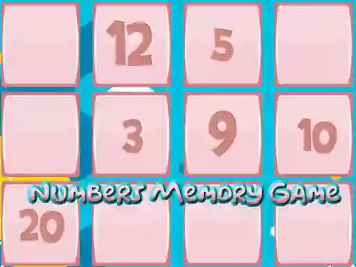 Xogo Memory Game With Numbers en liña
