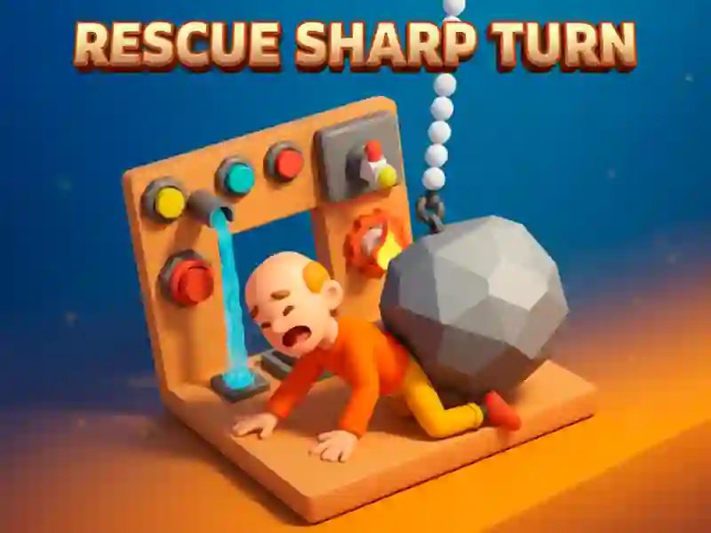 Xogo Rescue Sharp Turn en liña