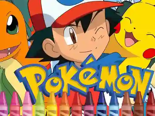 Xogo Pokemon Coloring en liña