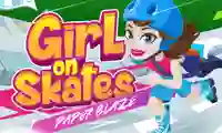 Xogo Girl on Skates Paper Blaze en liña