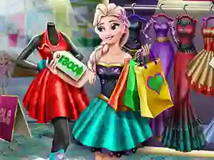 Xogo Ice Queen Realife Shopping en liña