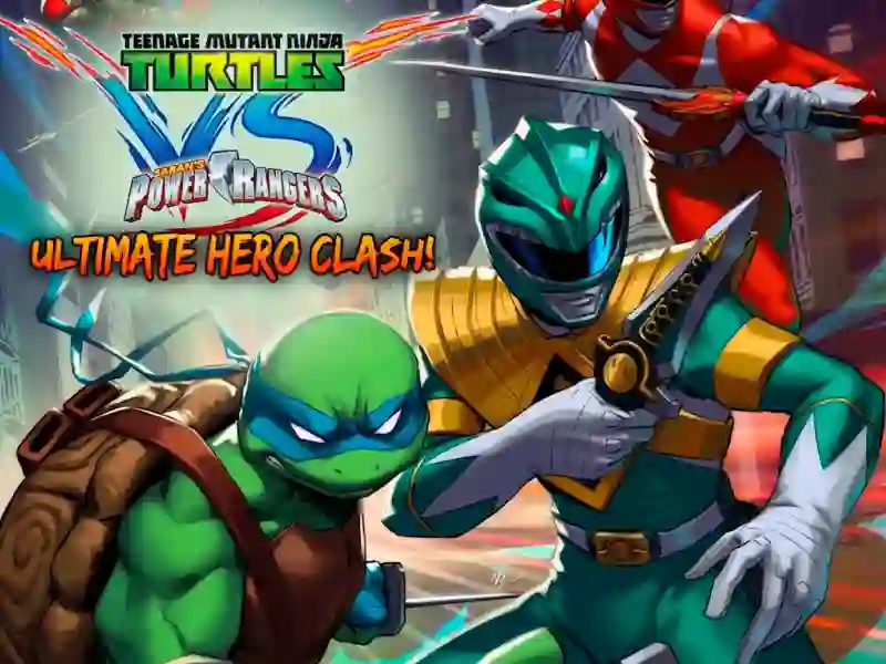 Xogo Teenage Mutant Ninja Turtles VS Power Rangers: Ultimate Hero Clash en liña