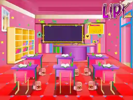 Xogo Kids Cassroom Decoration en liña