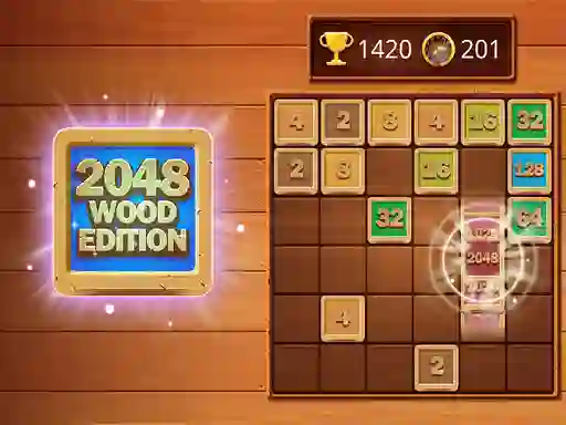 Xogo 2048 Wooden Edition en liña