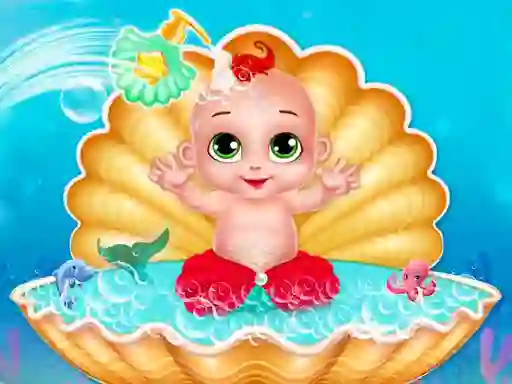 Xogo Mermaid Baby Care en liña