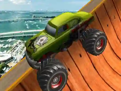 Xogo Monster Trucks Sky Stunts en liña