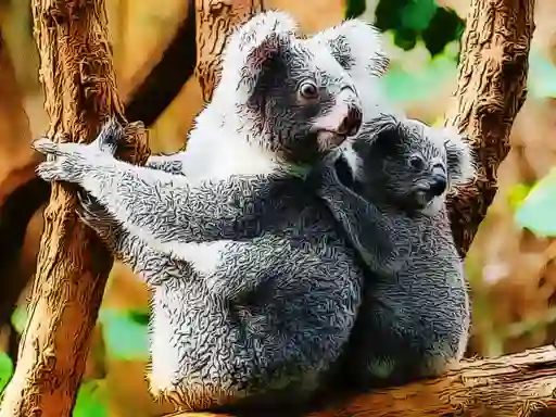 Xogo Cute Baby Koala Bear en liña