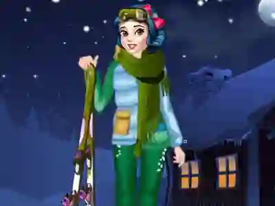 Xogo Princess Winter Skiing en liña