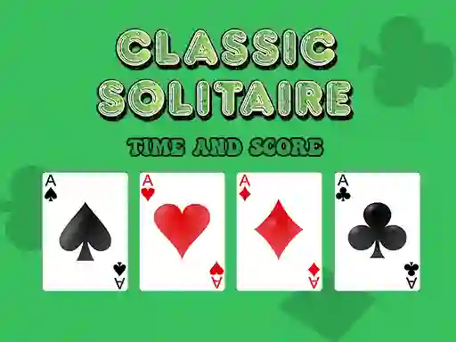 Xogo Classic Solitaire: Time and Score en liña