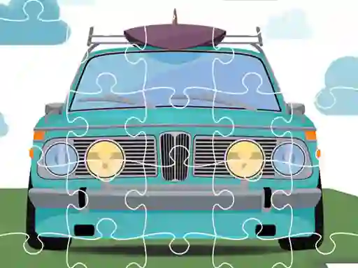 Xogo Retro Cars Jigsaw en liña