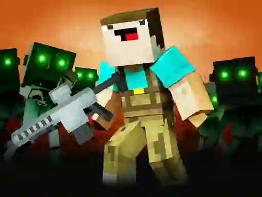 Xogo Noob Shooter Zombie en liña