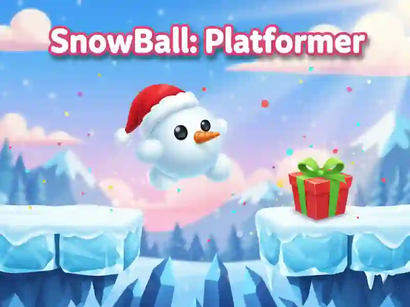 Xogo SnowBall: Platformer en liña