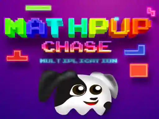 Xogo Mathpup Chase Multiplication en liña