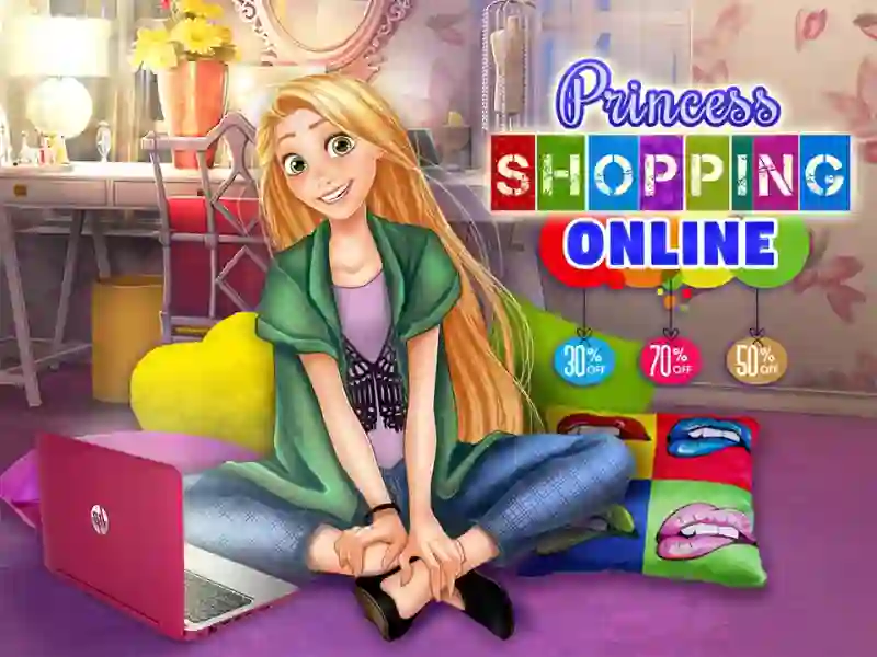 Xogo Princesses: online shopping en liña