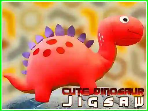 Xogo Cute Dinosaur Jigsaw en liña