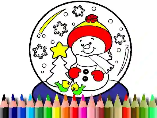 Xogo Back To School: Christmas Coloring Book en liña