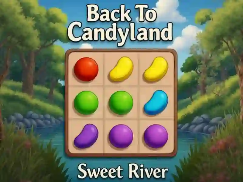 Xogo Back To Candyland sweet river en liña