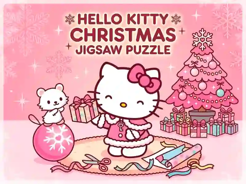 Xogo Hello Kitty Christmas Jigsaw Puzzle en liña