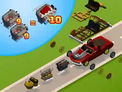 Xogo Idle Drive: Merge, Upgrade, Drive en liña