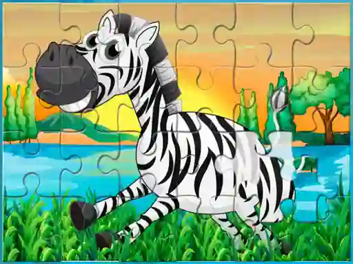 Xogo Happy Animals Jigsaw en liña