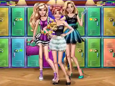 Xogo Princesses College Day en liña
