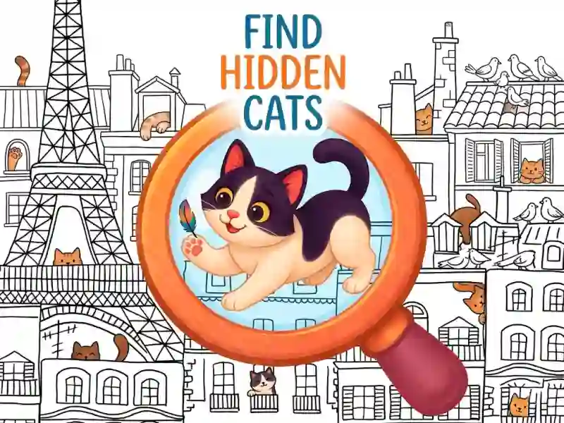 Xogo Find Hidden Cats en liña
