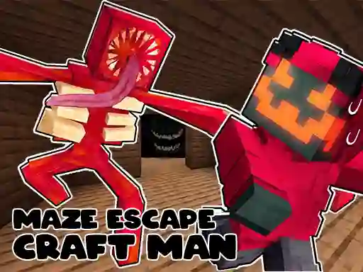 Xogo Maze Escape: Craft Man en liña